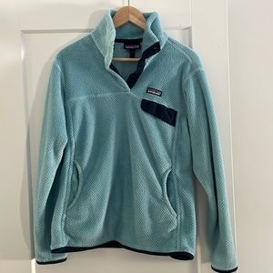 Patagonia Light Blue Fleece Pullover